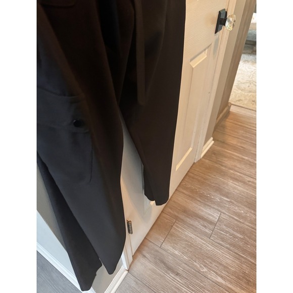 Cache Strapless Jumpsuit Wide Leg Drawstring Waist Black Casual Size M - Picture 8 of 9